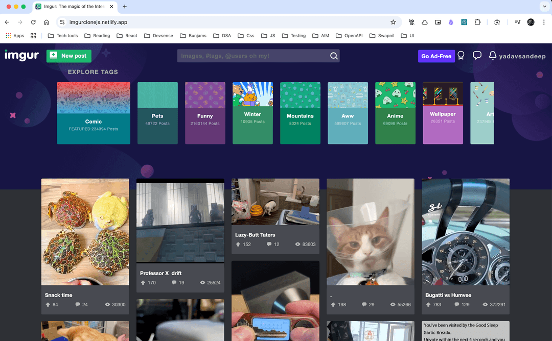 Imgur clone